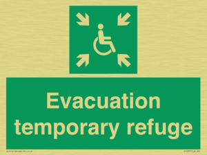 Evacuation temporary refuge
